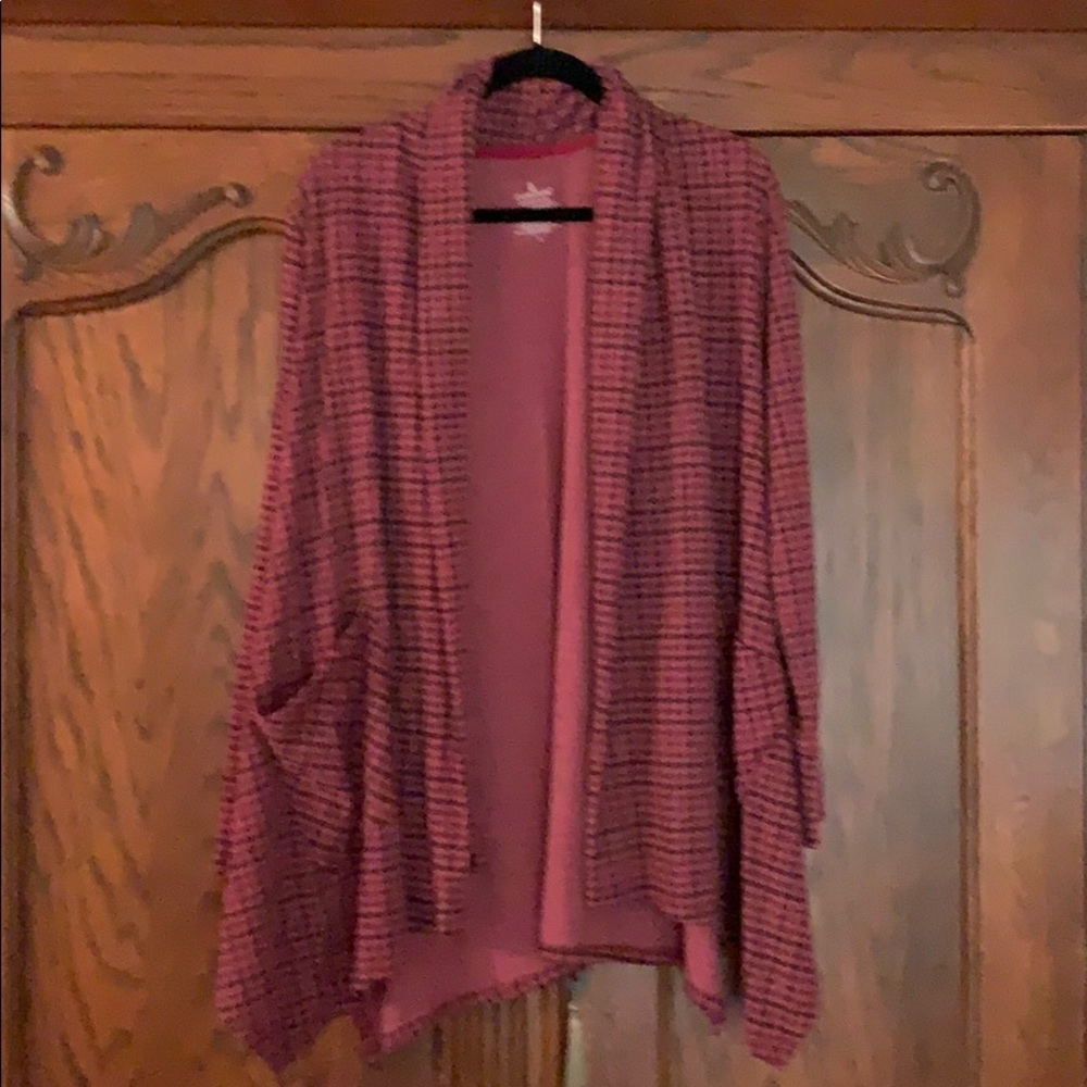 Cuddlduds Houndstooth Cardigan